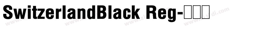 SwitzerlandBlack Reg字体转换